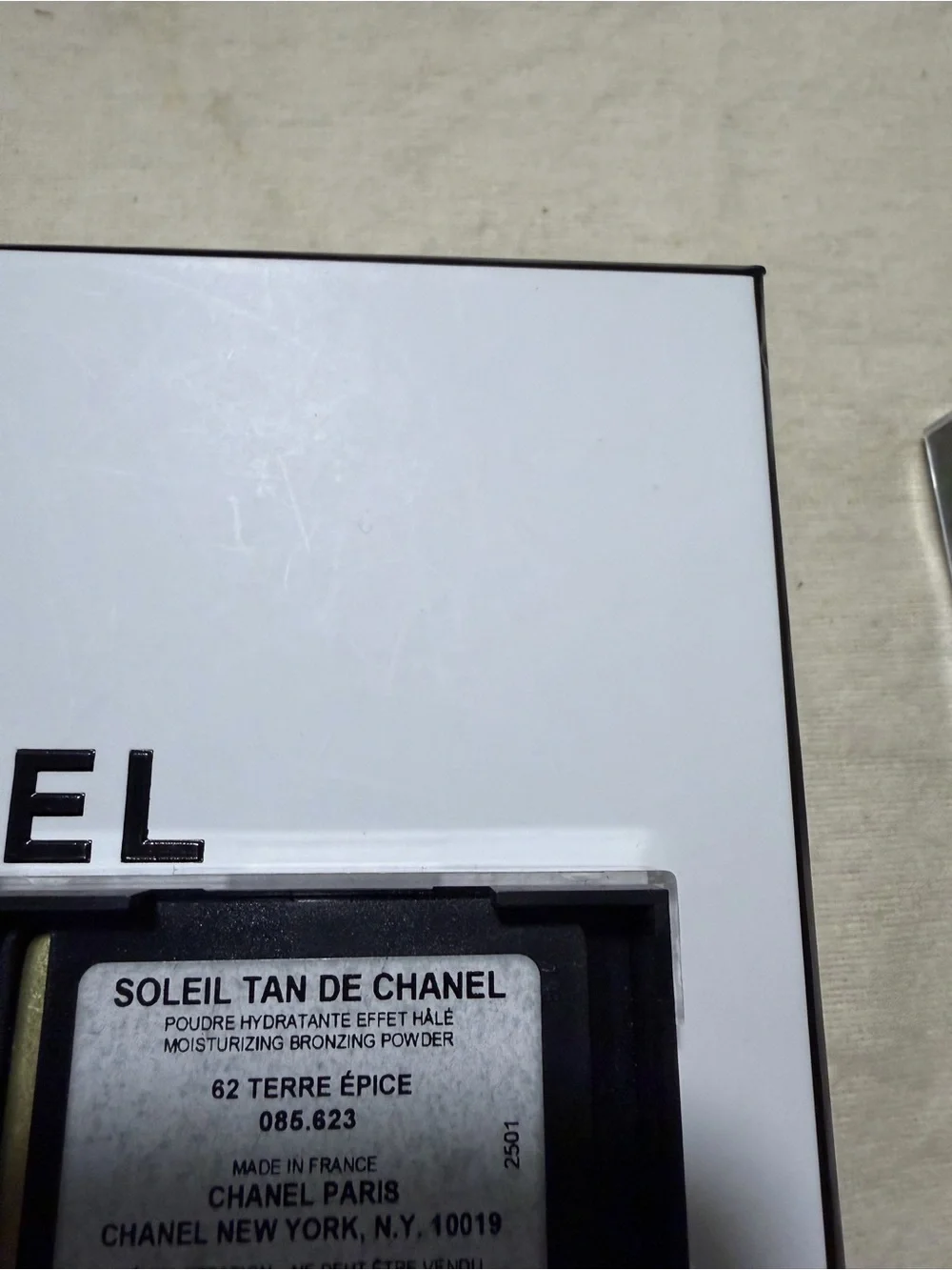 Chanel 62 Terre Epice Pressed Powder Compact - Warm Brown